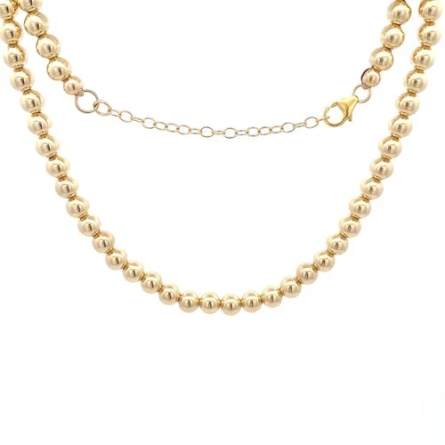PScallme Necklace basic 5mm gold coloured