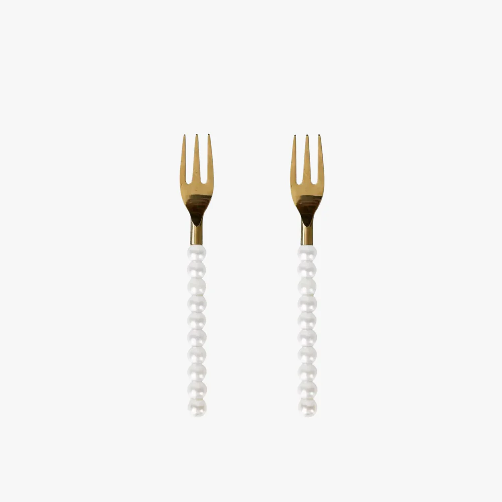 Lepelclub Set of Two Pearl Forks - Afbeelding 3