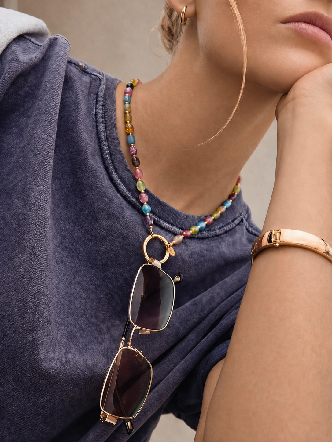Sunny Cords Ring Edit | Philou - goud - Afbeelding 1