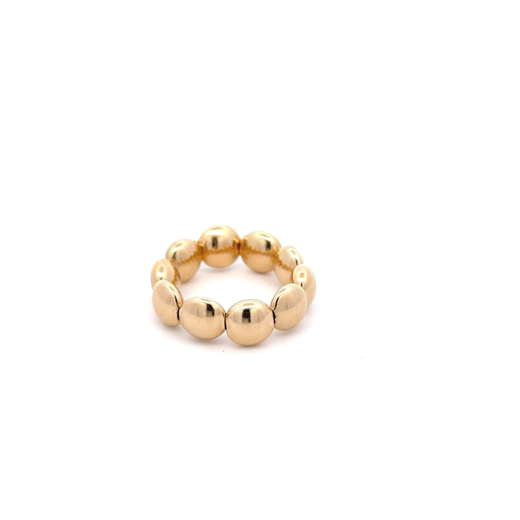 PScallme Ring basic flat gold coloured