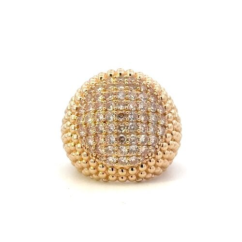 PScallme Ring bold smokey cc gold plated