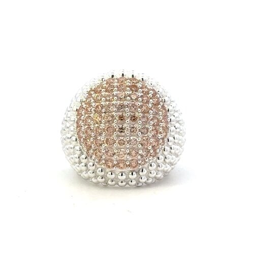 PScallme Ring bold smokey cc silver