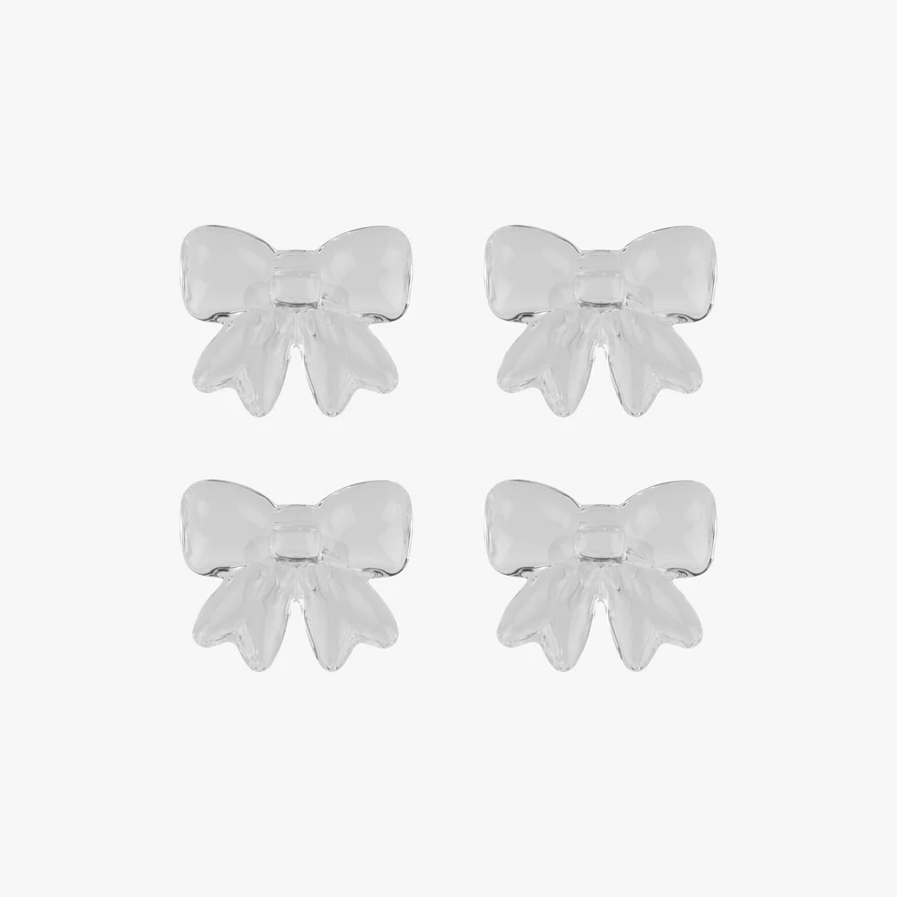 Lepelclub Bow Napkin Ring Set of Four - Afbeelding 4