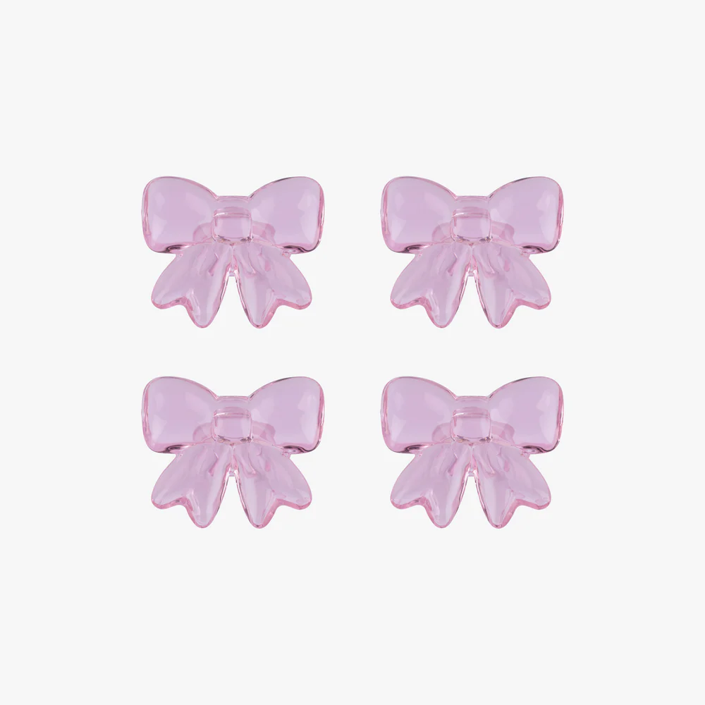 Lepelclub Bow Napkin Ring Set of Four - Afbeelding 3