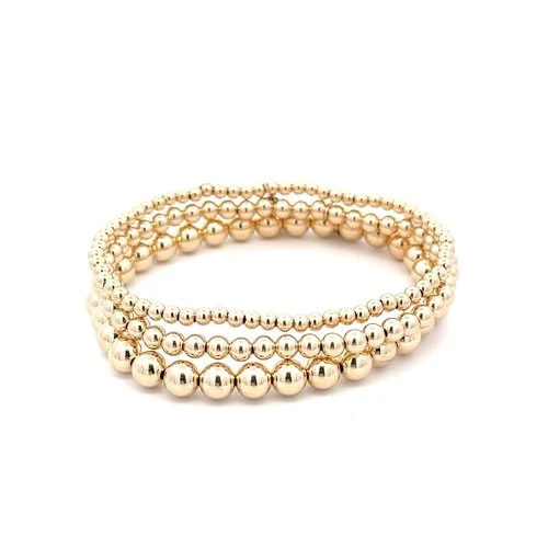 PScallme Set basic gold coloured 3mm / 4mm / 6mm