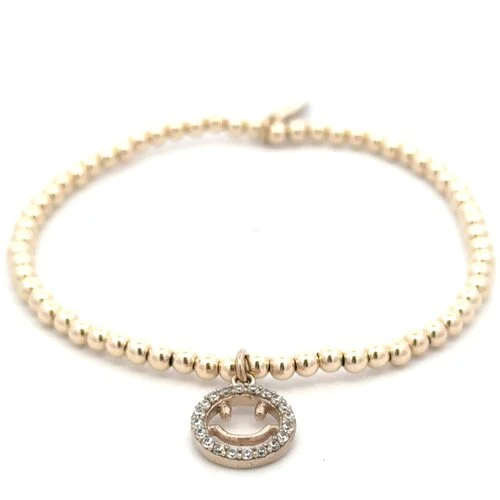 PScallme Smiley cc hang gold coloured