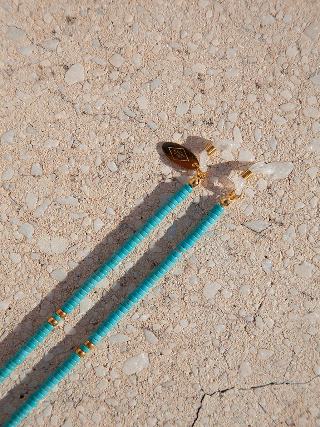 Sunny Cords Zonnebrillenkoord | Isla Turquoise - Afbeelding 1
