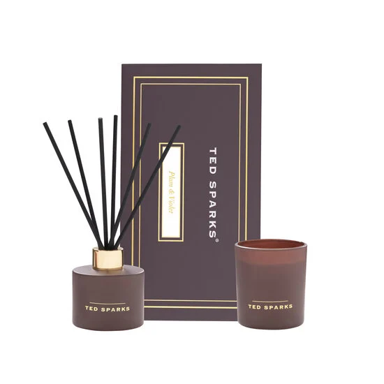 TED SPARKS - Candle & Diffuser Gift Set M - Plum & Violet - Afbeelding 2