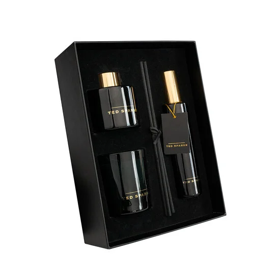 Ted Sparks Candle, diffuser & roomspray gift set  Bamboo & Peony  - Afbeelding 2