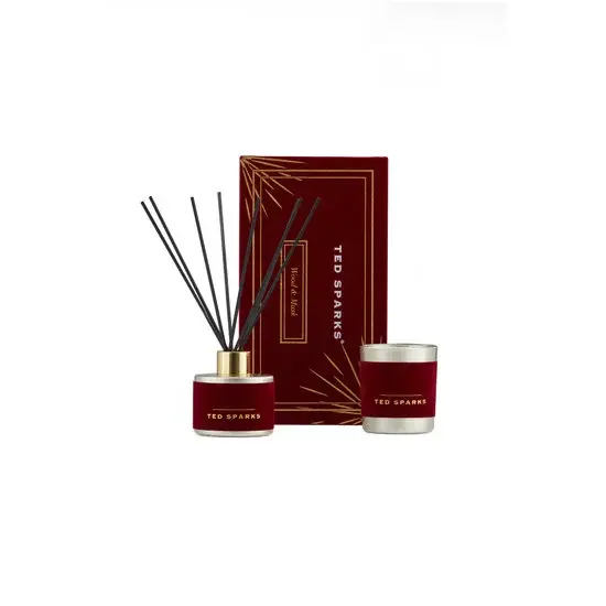 TED SPARKS - Candle & Diffuser Gift Set - Wood & Musk