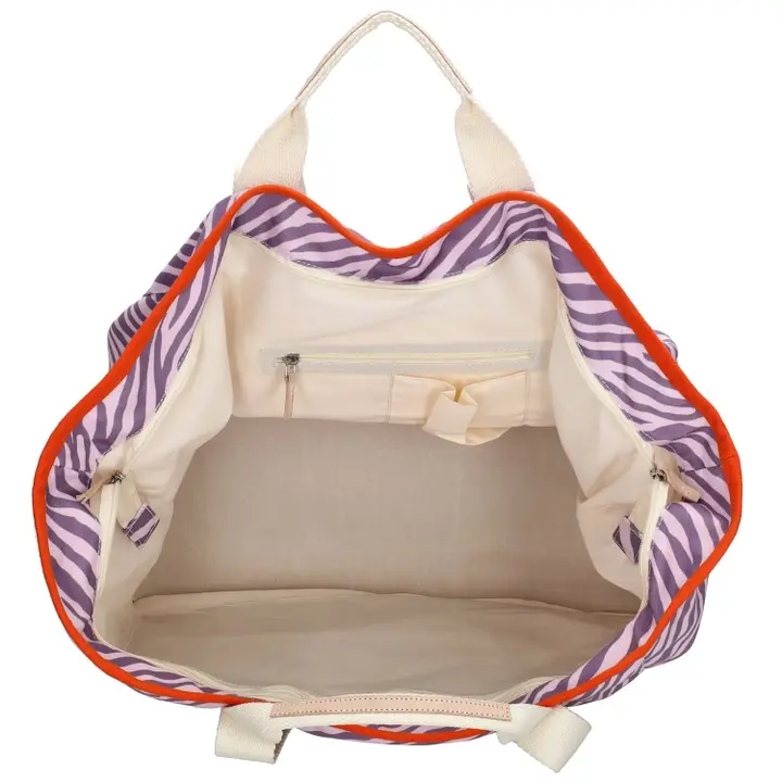 0119248_w00761262_8 Strandtas Zebra Paars