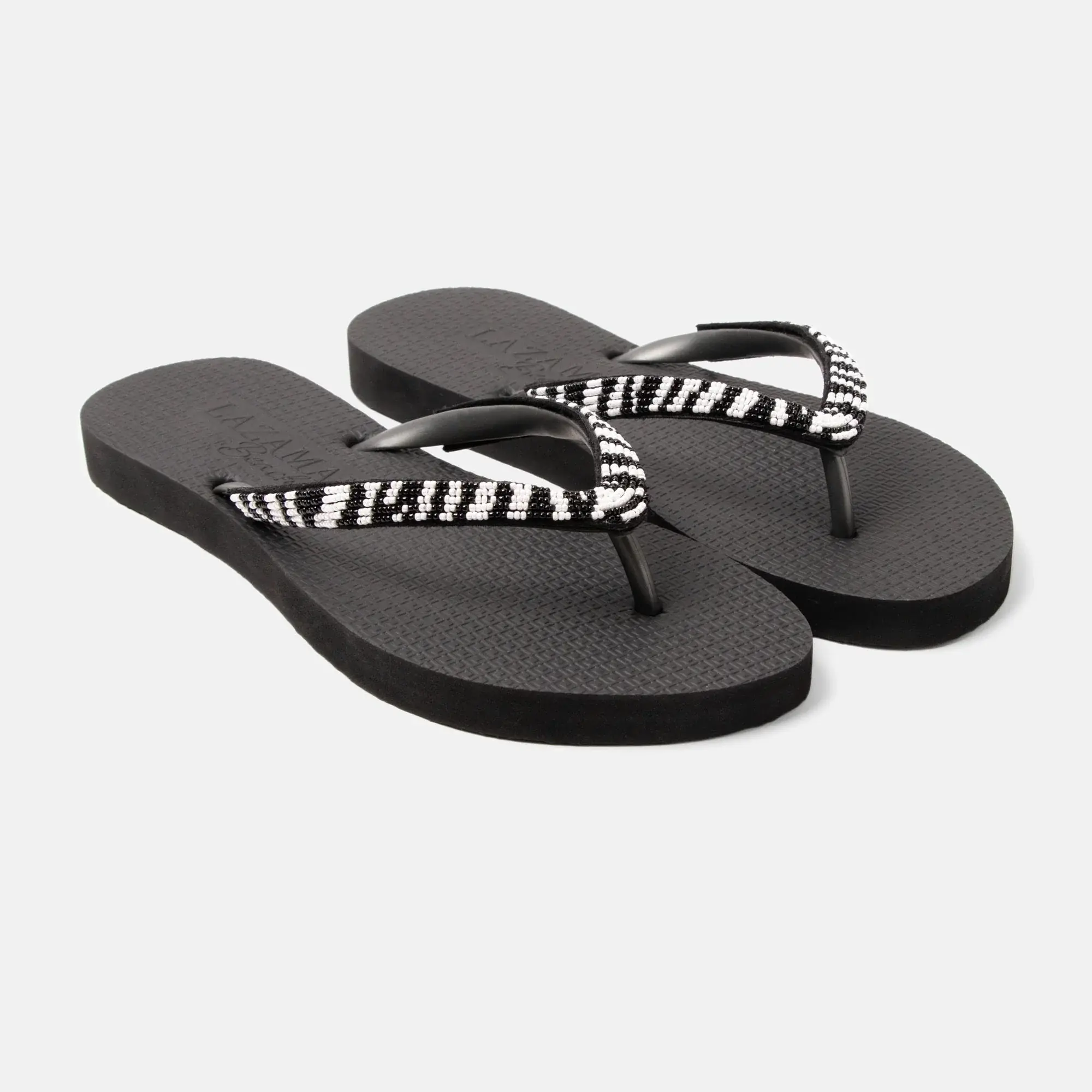 LA77009black_2_2000x2000 Lazamani Slippers Zebra