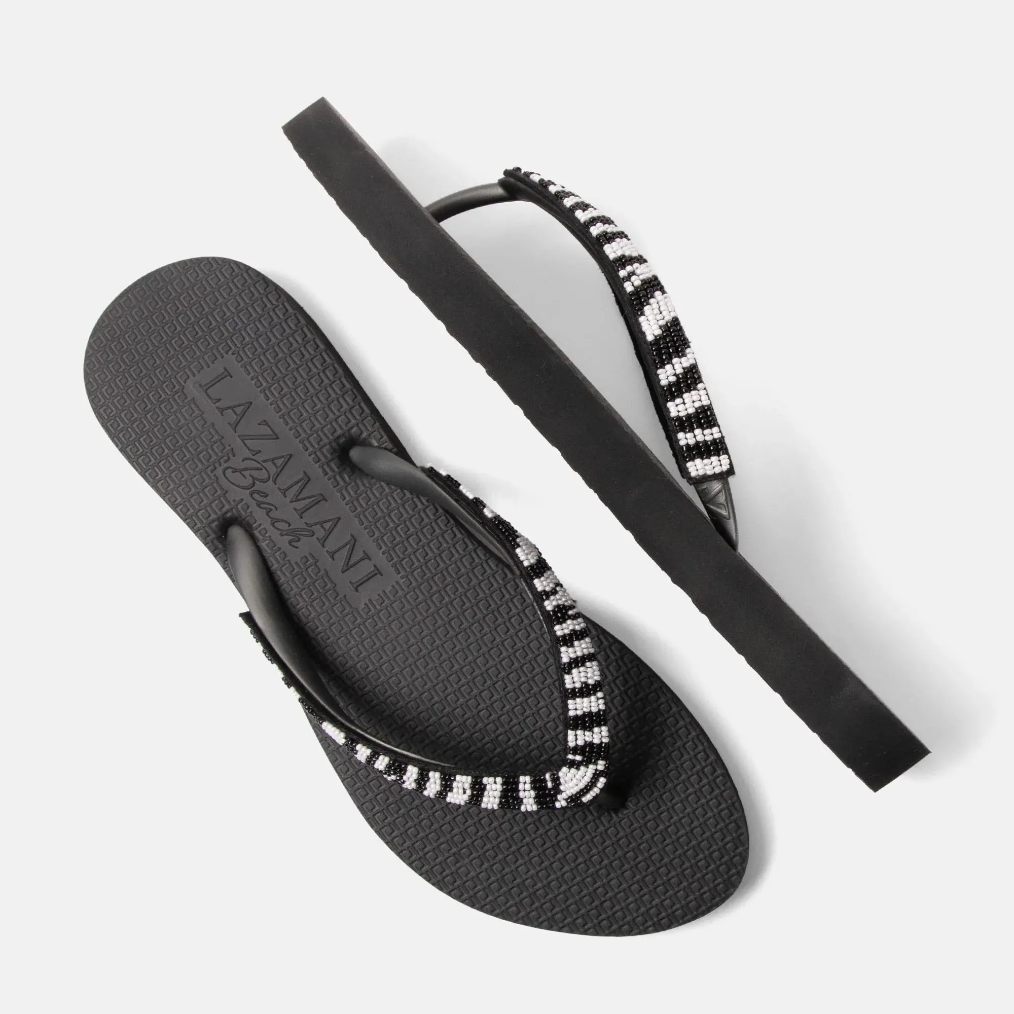 LA77009black_3_2000x2000 Lazamani Slippers Zebra
