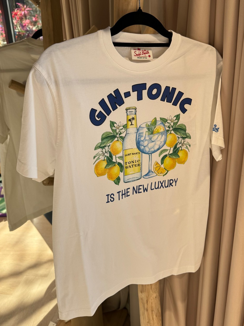 Saint Barth t-shirt heren Gin-Tonic