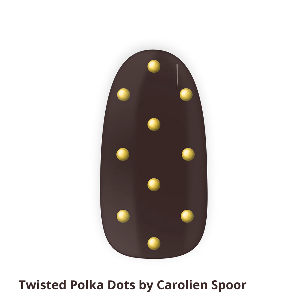 Twisted_Polka_Dots_by_Carolien_Spoor Maniac Nails manicure sets influencer collectie + nail art