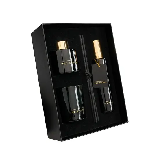 Ted Sparks Candle, diffuser & roomspray gift set  Bamboo & Peony
