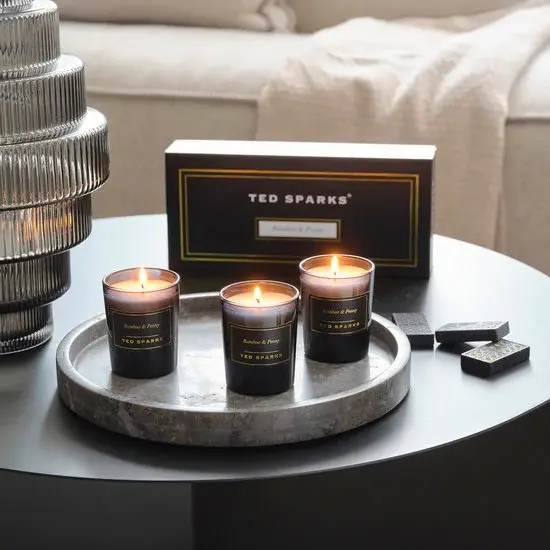Ted sparks mini candle set Bamboo & Peony
