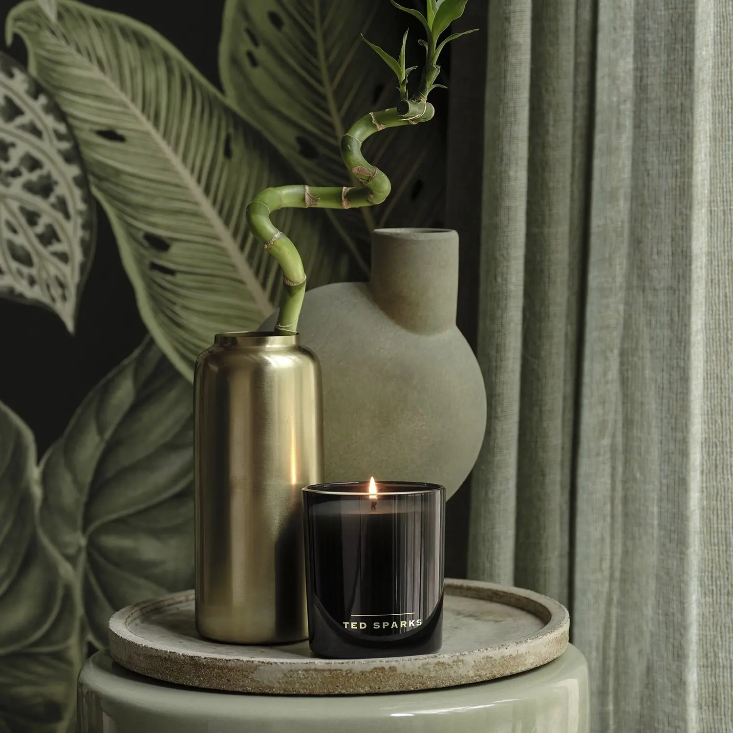 Ted sparks geurkaars demi Bamboo & Peony