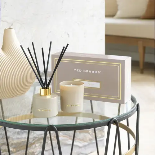 Ted Sparks candle & difusser set Tonka & Pepper