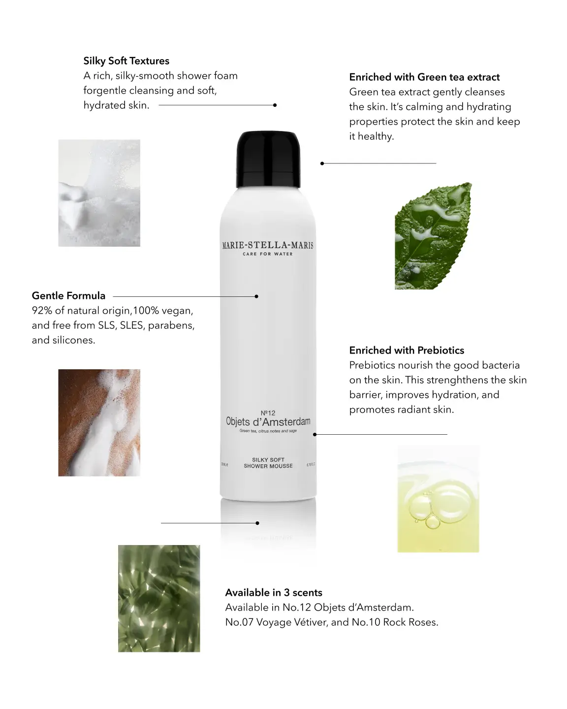 3._Image_PDP_Objets_d_Amsterdam_768x960_Shower_Mousse_Campaign_2048x Marie Stella Maris Silky Soft Shower Mousse 200 ml Objets d'Amsterdam