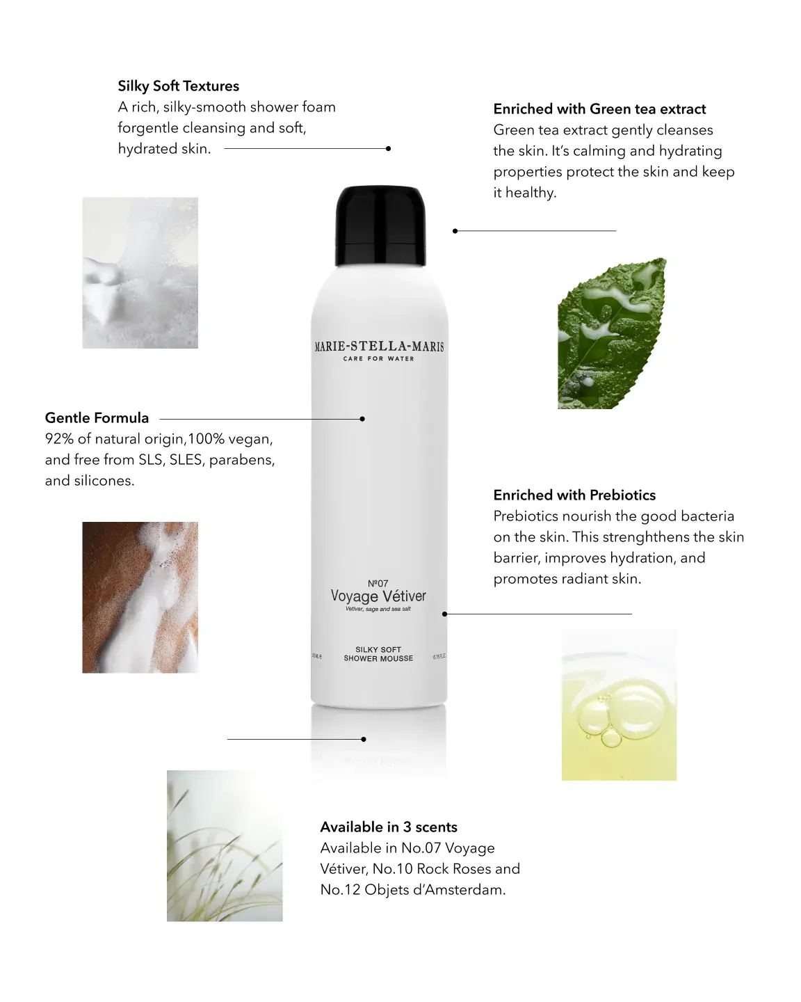 1._Image_PDP_Voyage_Vetiver_768x960_Shower_Mousse_Campaign_2048x Marie Stella Maris Silky Soft Shower Mousse 200 ml Voyage Vétiver