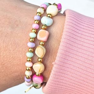 Label Six Kralenarmband perfect rainbow