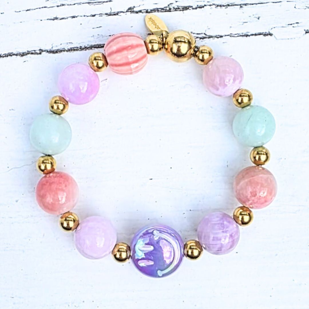 Label Six Party armband Big Smile 10 jaar