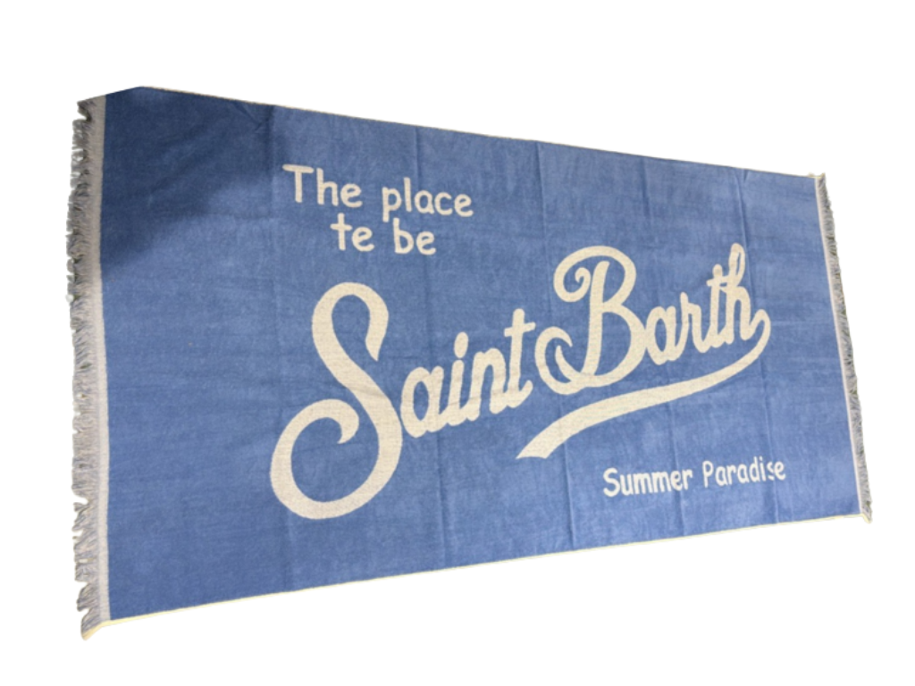 Saint Barth handdoek licht blauw