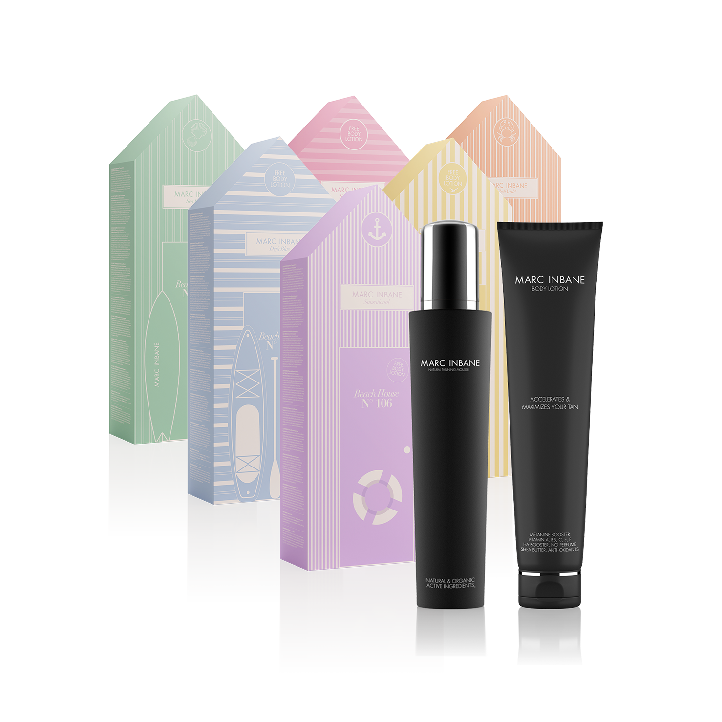 Marc Inbane Natural Tanning Mousse + gratis body lotion