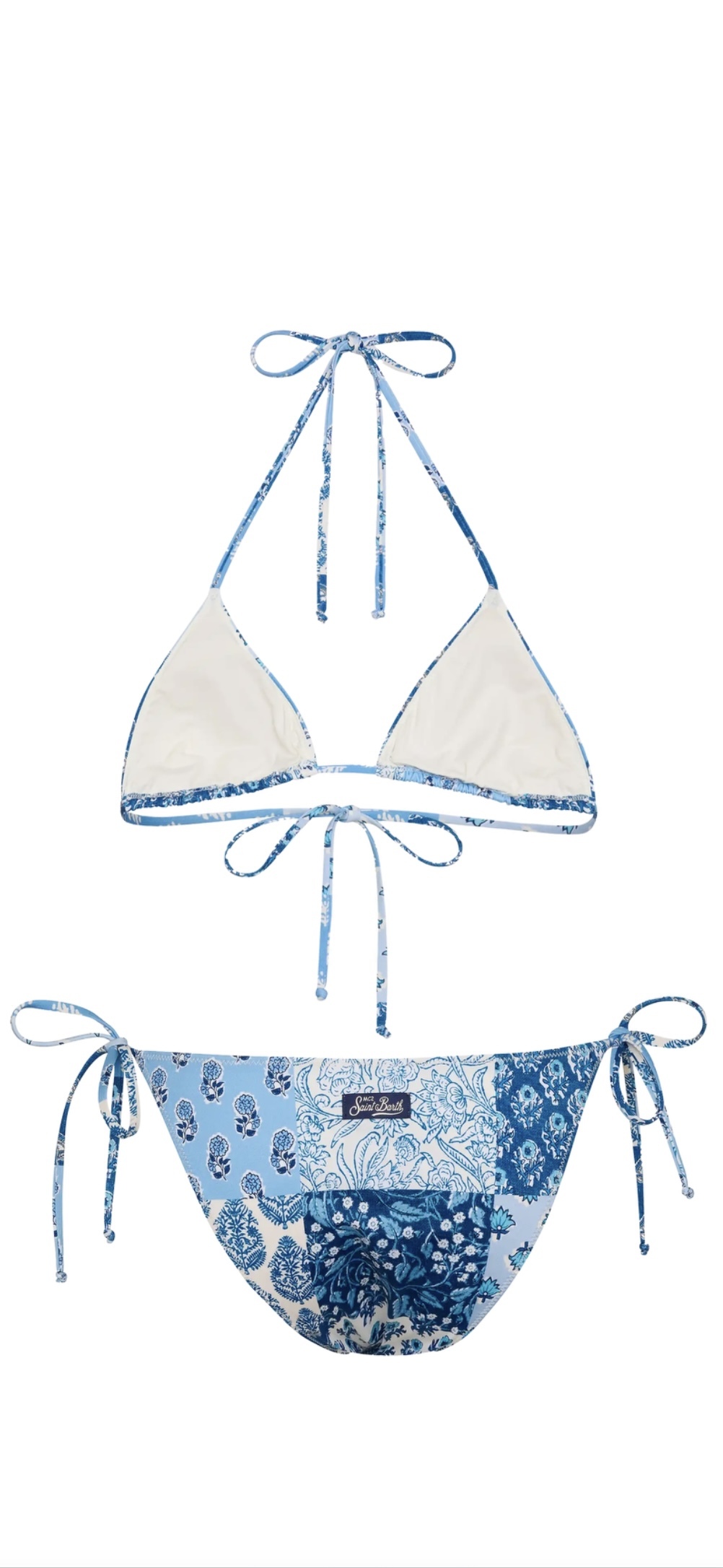 IMG_6554 Saint Barth Triangle bikini Leah Virgo with floral patch print