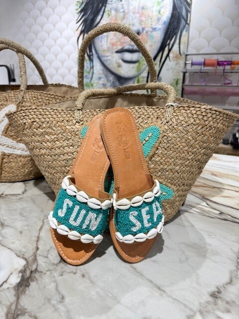 sea_sun_blauw Slippers