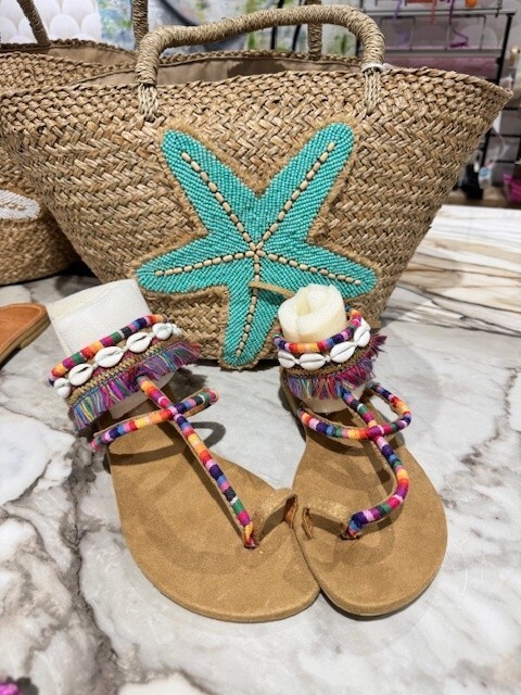 sandaal_gekleurd Slippers