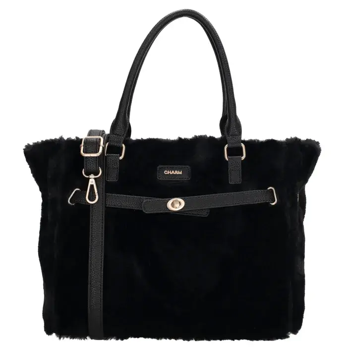 Charm London faux fur tas groot