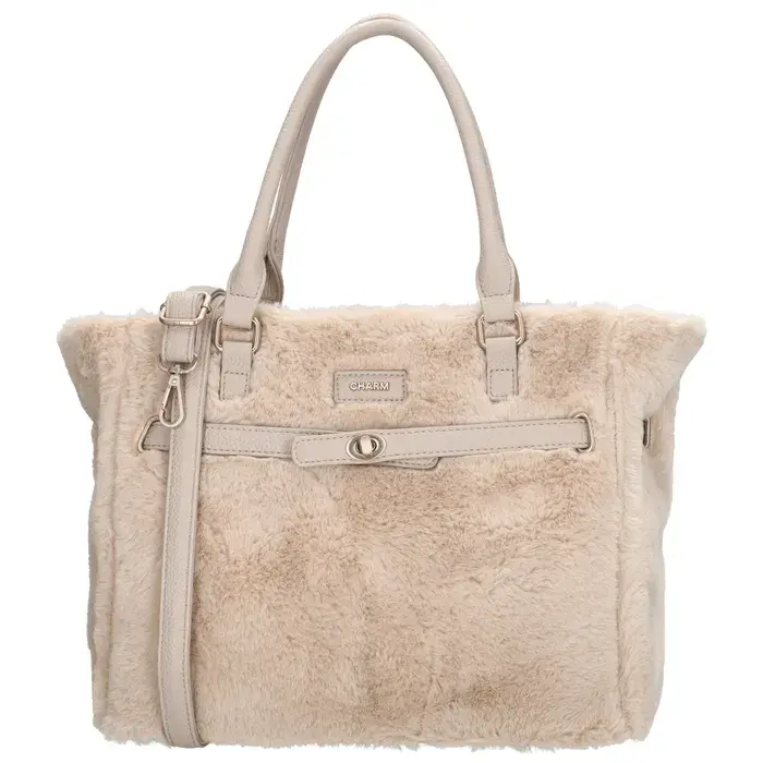 Charm London faux fur tas groot