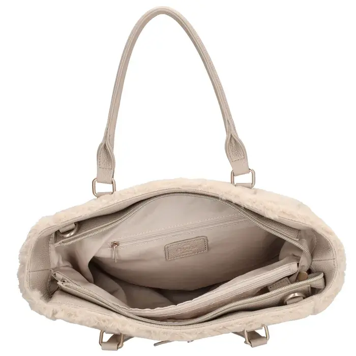 Charm London faux fur tas groot