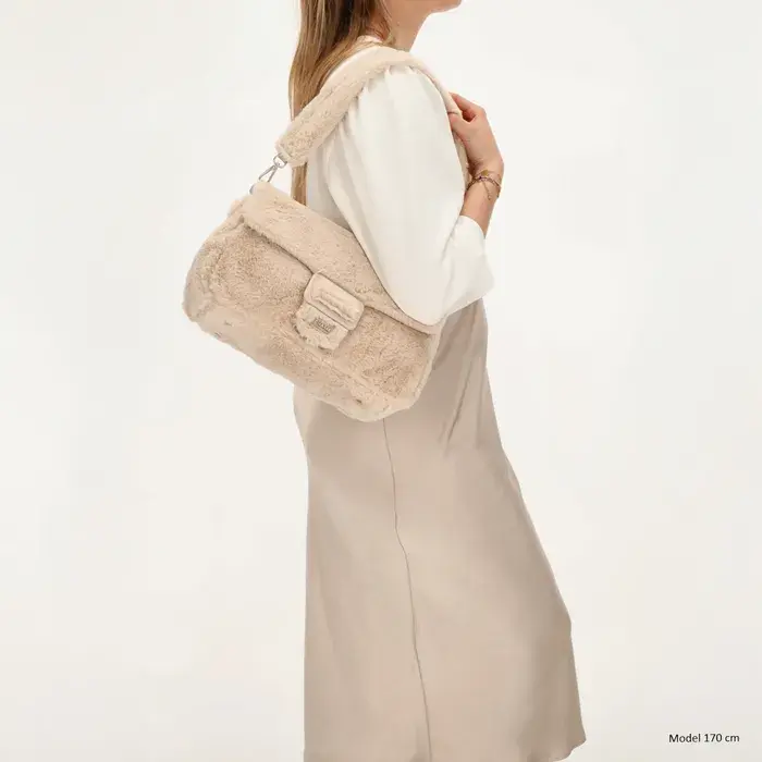 Charm London faux fur tas middel