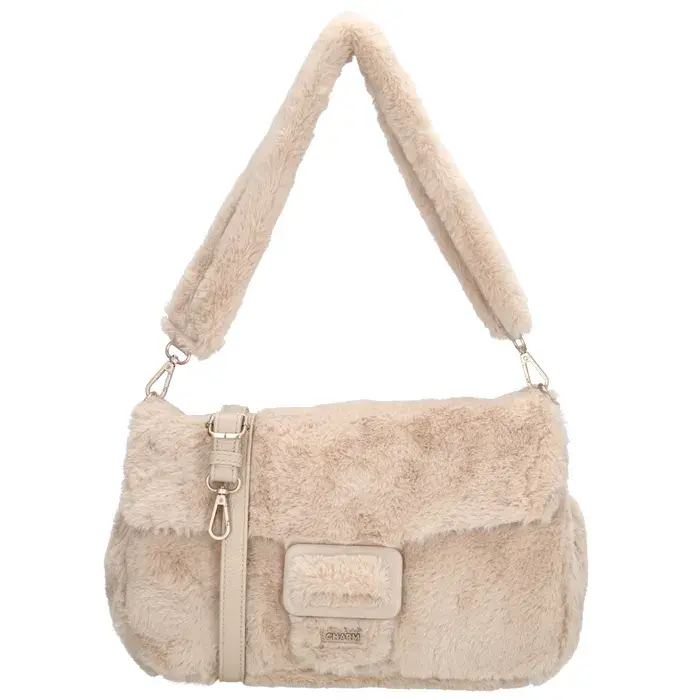 Charm London faux fur tas middel