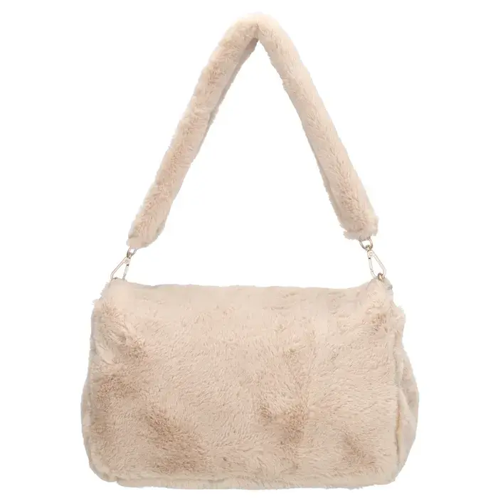 Charm London faux fur tas middel