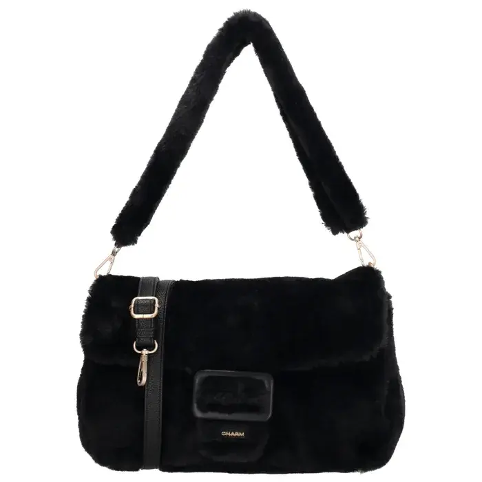 Charm London faux fur tas middel