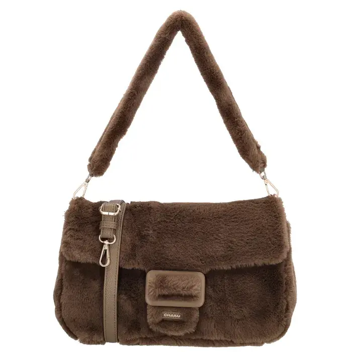 Charm London faux fur tas middel