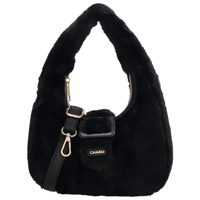 Charm London faux fur tas mini