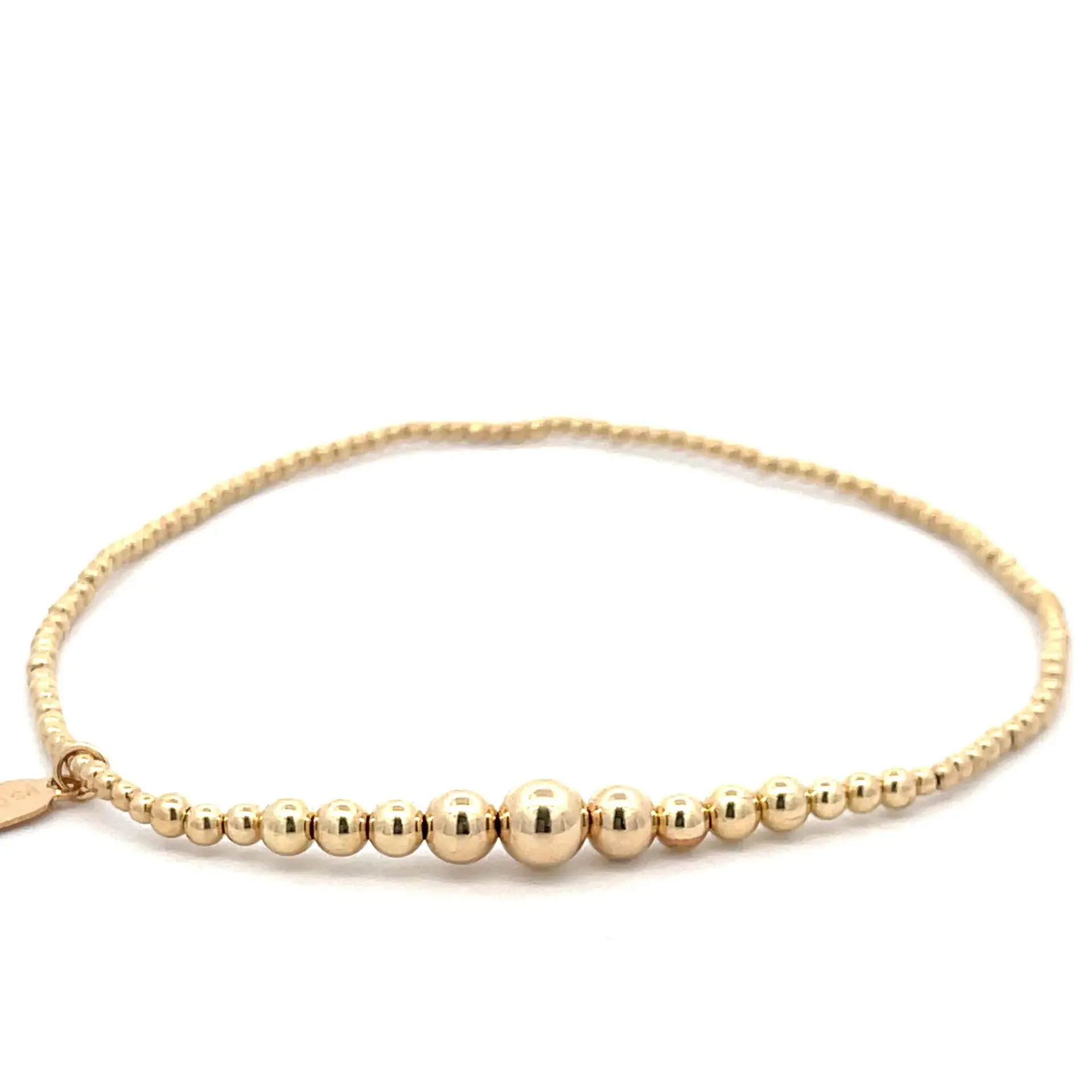PScallme Anklet basic three gold coloured