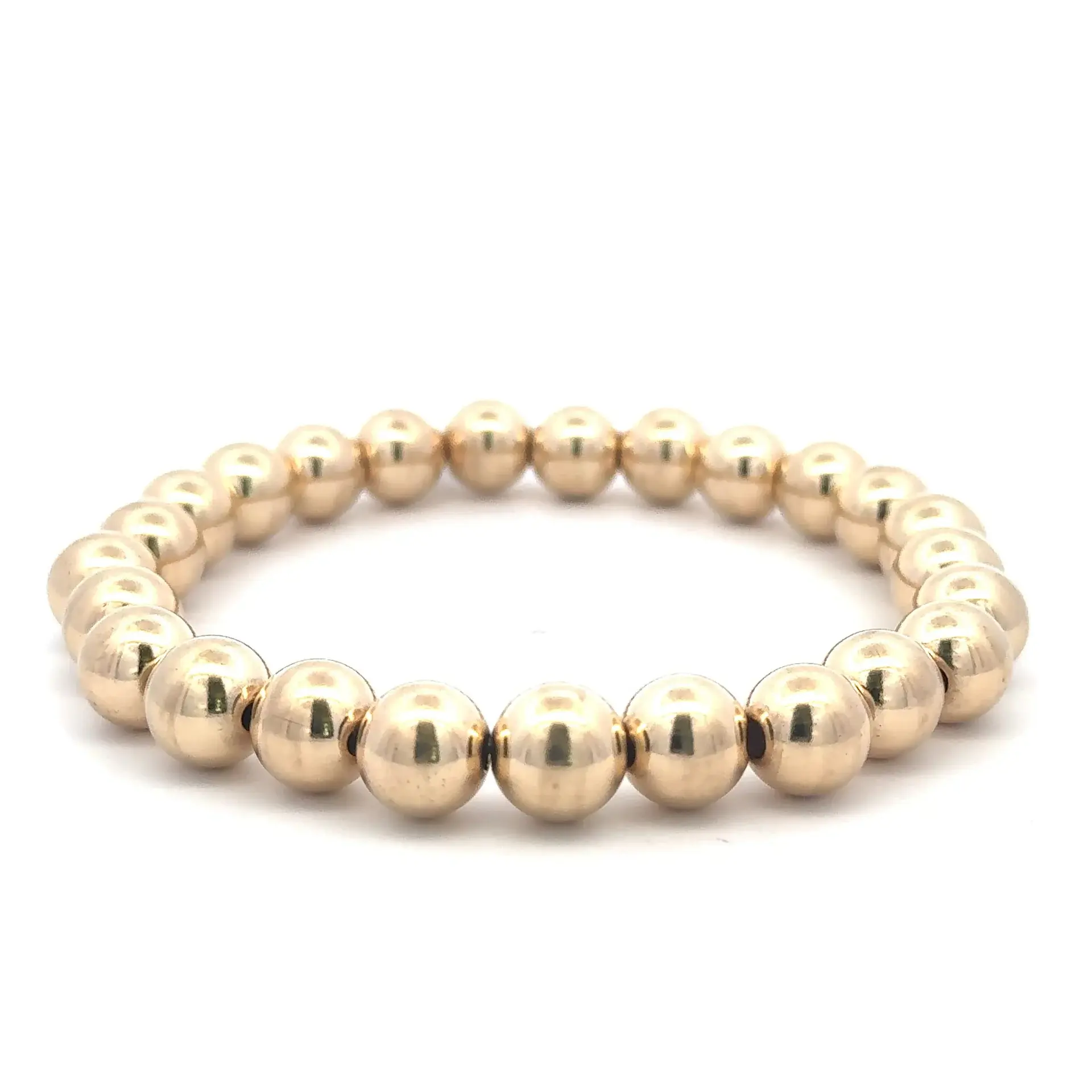 39356-1 PScallme Anklet basic gold coloured 10mm