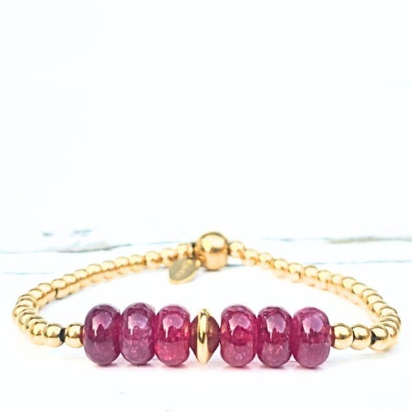 Label Six Kralenarmband berry six