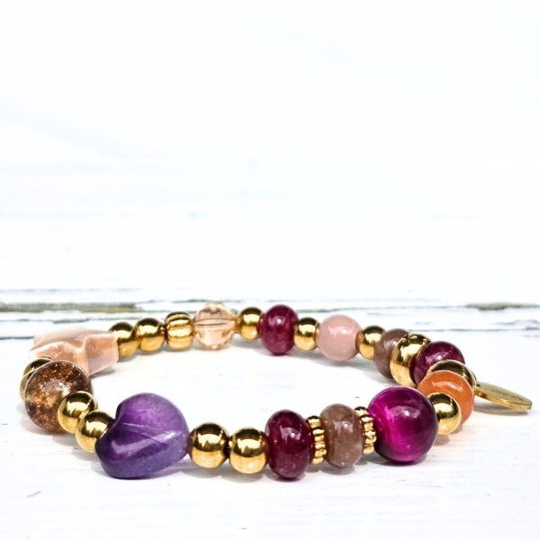 Label Six Kralenarmband herfstgloed