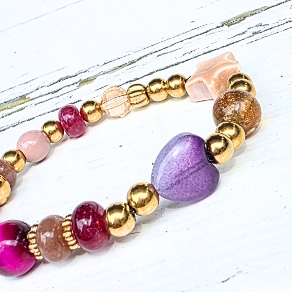 Label Six Kralenarmband herfstgloed