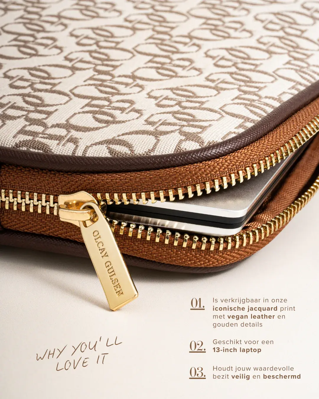 Olcay Gulsen JACQUARD LAPTOP SLEEVE