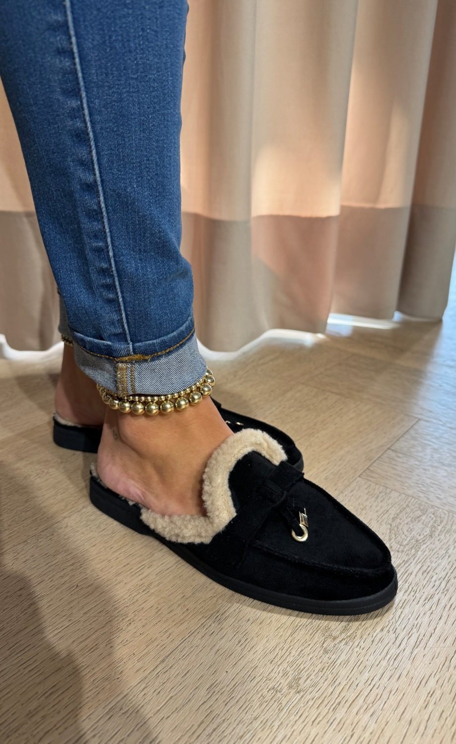 Loafers teddy binnenkant