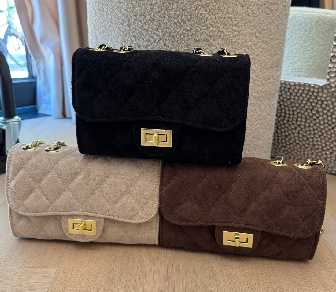 Suede look Tasje