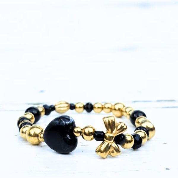 Label Six Kralenarmband Black Tie